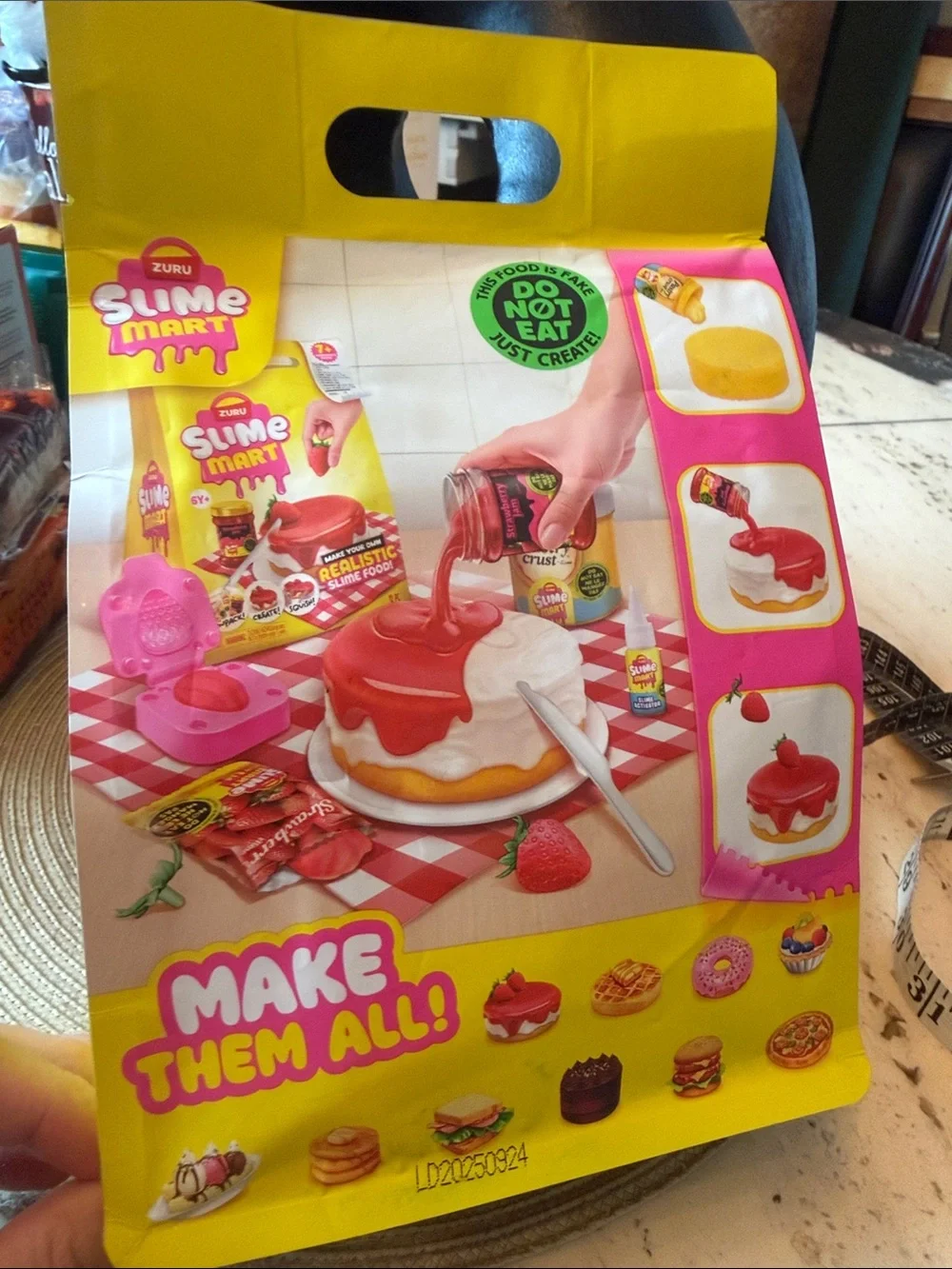 Zuru Slime Mart Strawberry Cheesecake Realistic Slime Food - New Packaging